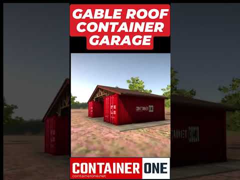 Gable Roof Container Garage