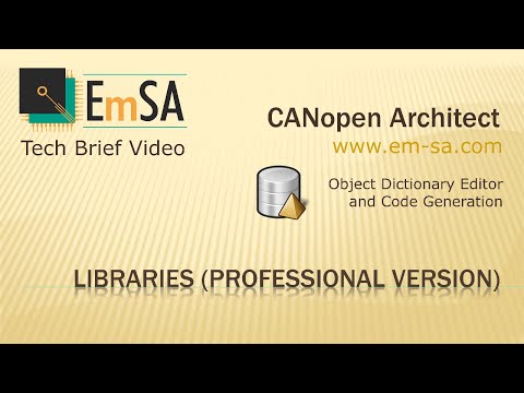 CANopen Architect - Libraries