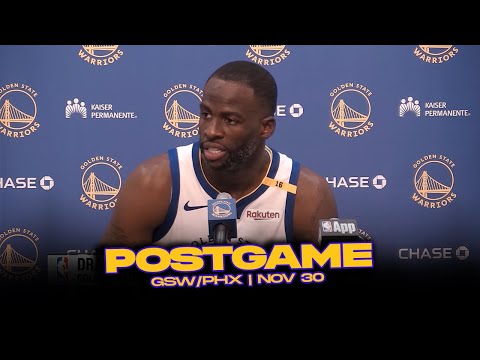 Warriors/Suns Postgame x Analysis: Draymond, Looney, Coach Kerr Reactions | Nov 30, 2024