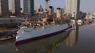 Drone footage of Penn's Landing with my DJI Mavic Air 2.