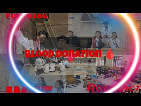 Blood donation camp 🩸 Walchnad Sangli || Full vlog || #engineering #college #blooddonation