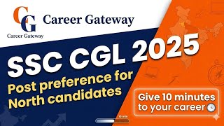 Post preference for North candidates| SSC CGL 2025| Zonewise Vacancies| #ssc #ssccgl2025