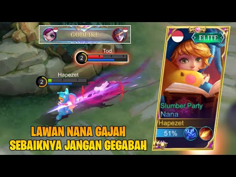 Trying Nana Elephant, They Said This Hero is Counter Exp Lane | Mobile Legends