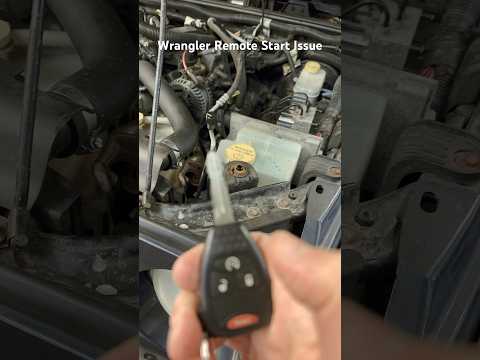 Jeep Wrangler Remote Start Fix #automobile #mechancial #car #mechanic #howto #wrangler