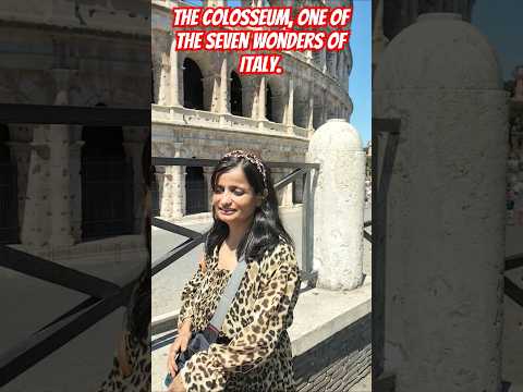 The Colosseum, one of the seven wonders of Italy #Colosseum #sevenwonders #Italy #rome  #ytshorts