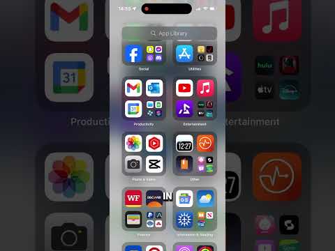 iPhone App Library Settings! #apple #iphone #ios #tech #techtips #technology #iphonetipsandtricks