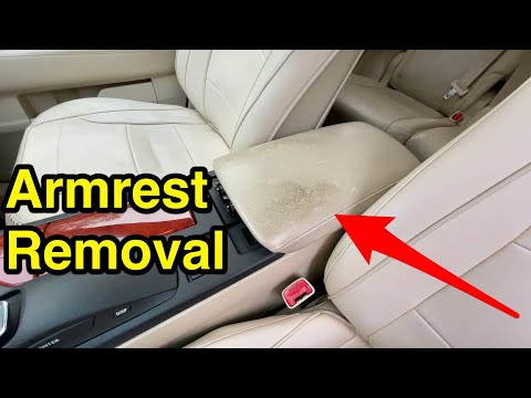 How to remove center console armrest lid on Toyota & Lexus cars.