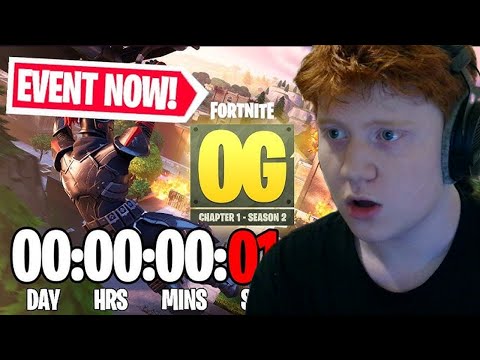 🔴LIVE- OG SEASON 2 LIVE COUNTDOWN IN FORTNITE!!!