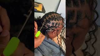 How to style beginners lock with soft locks hair braid #hairstyles protectivestyles #twostrandtwist