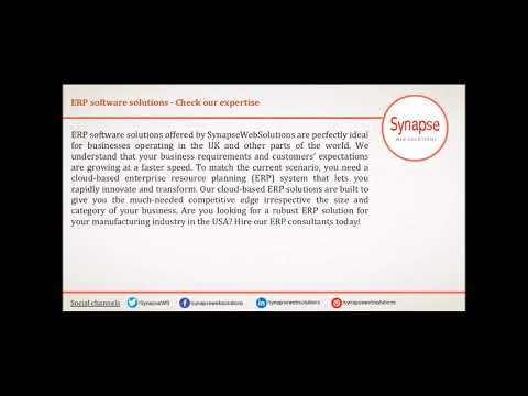 ERP software solutions  - Make your processes simpler and effective