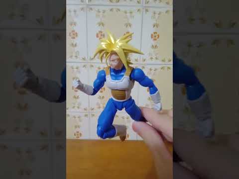 👉 Super Trunks Saiyan ShFiguarts Posing #trunks #shorts #shfiguarts #dragonball #fyp #bandai #toys