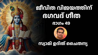 Part 49 - Bhagavad Gita for success in life - Swami Udit Chaitanya Bhagavad Gita Class Swami Udit...