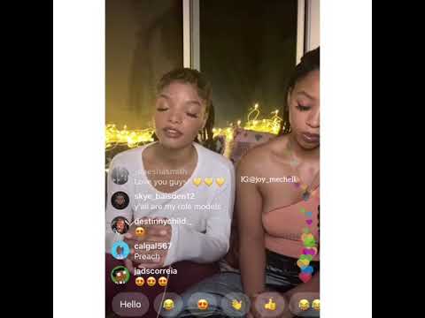 Chloe and Halle acapella