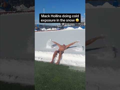 Mack Hollins is different ❄️ (via MackHollins/IG)