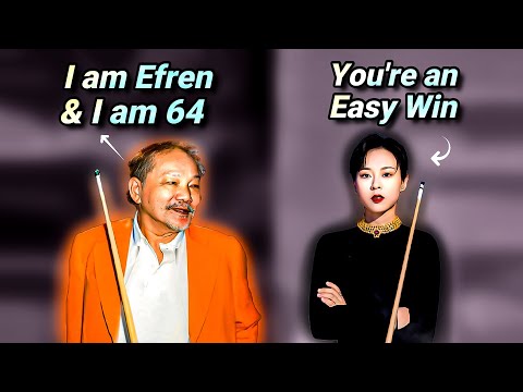 She Thought 64-Year Old EFREN REYES is EASY WIN – Big Mistake!