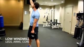 Low Kettlebell Windmill Instructional Exercise Video