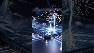 😨Cutting a Glowing Computer Chip in 4K #short #trending #chatgpt #viral #ytshorts #interesting
