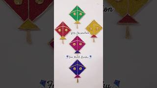 Kite Decoration For Haldi Kunku/Kumkum🪁😍 #shorts #ytshorts #kite #decoration #haldikunku #diy #art