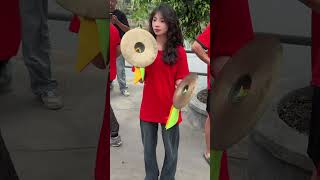 beauty潮汕美女，潮汕打镲美女！#teochew #潮汕 #美女#潮汕女孩#潮汕营标旗