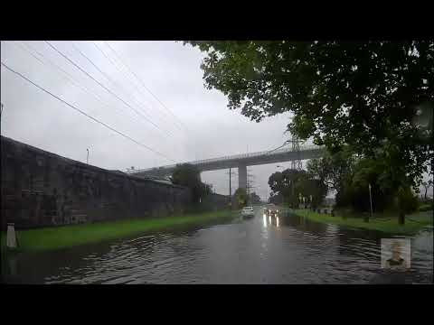 Small Flood outside Scienceworks Museum