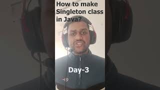 How to make Singleton class in Java? #javaprogramming