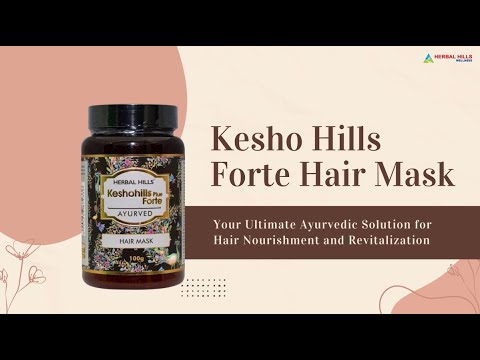 Kesho Forte Hair Mask Powder Pure and Natural Hair Mask for Hair Growth, Split Ends | Herbal Hills