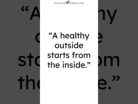 “A healthy outside starts from the inside.” #healthy