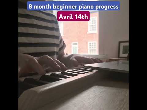 Avril 14th - Aphex Twin - 8 month piano progress as a guitarist (logic steinway grand, donner ddp80)