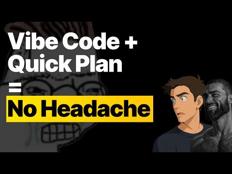 How I Quick Plan Vibe Code Projects from Scratch (copy this to save time)