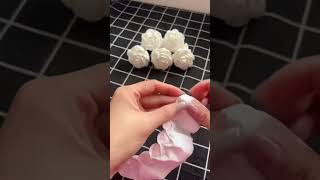 Paper Roses Tutorial!🌹✨️ #paperrosetutorial #whitepapercrafts