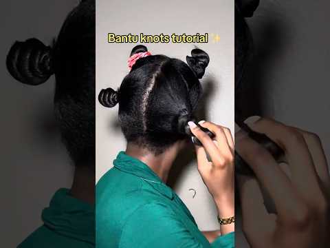 Easy Bantu Knots Tutorial