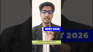 Syllabus NFAT 2026 | Forensic science by Jai | #nfsu #nfat #forensicscience #justice #viral #shorts