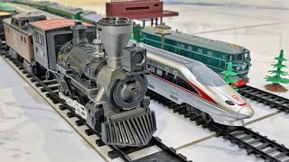 🚂 Big Boy Style Steam Train Meets Modern Bullet Trains | Amazing Model Railway