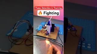 🔥 Flame Detection with Water Pump | Automatic Fire Extinguisher using Arduino #shorts #trending