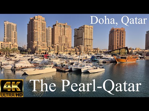 Exploring the Pearl-Qatar, Doha, Qatar I 4K