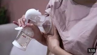 4K】【Pigeon_ピジョン手動搾乳器】簡単！初心者向け搾乳器の使い方講座 _ Breast Pump Tutorial