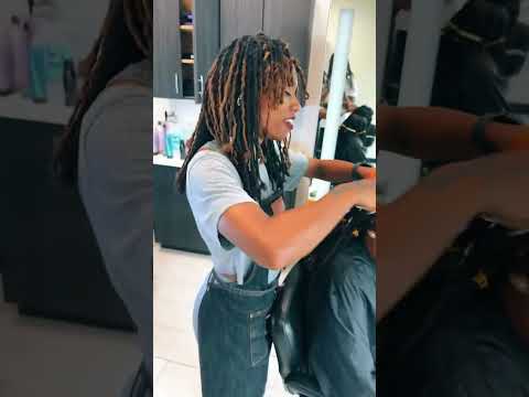 Natural Strands | Loc Maintenance #natural #naturalhair #locs  #shorts