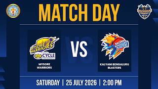 Maharani Trophy KSCA T20 2026 LIVE | Mysore Warriors vs Kalyani Bengaluru Blasters