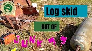 Building a log skid for the tractor - Part 1