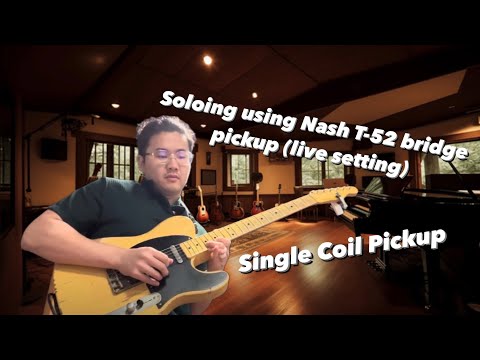 Bridge pickup on a telecaster (Nash T-52)