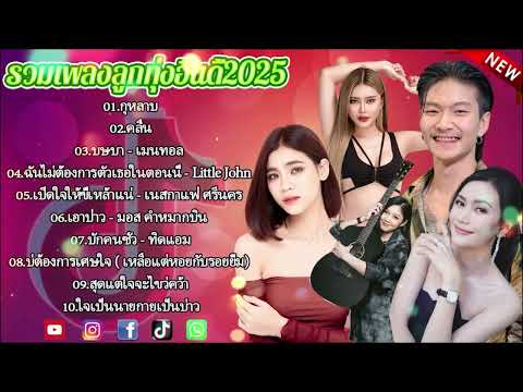 รวมเพลงฮิต TikTok 2025 | เพลงดังในติ๊กต๊อก เปิดฟังยาวๆ ไม่มีโฆษณา (กุหลาบ, จื่อบ่, คลื่น...)