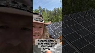 Is crypto mining worth it with free solar?…we’ll find out! #bitcoinmining #starlinkmini #solarpower