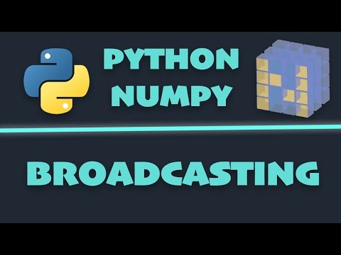 Learn Python NumPy - #4 Broadcasting