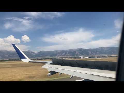 Scenic arrival into Bozeman Montana (KBZN)