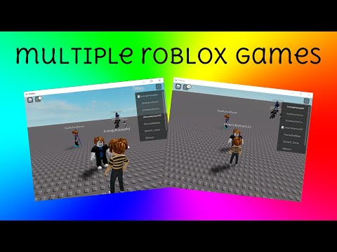 how to have multiple roblox games at the same time (pc only, no executor, no install)