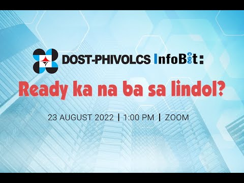 DOST-PHIVOLCS InfoBit: Ready ka na ba sa lindol?
