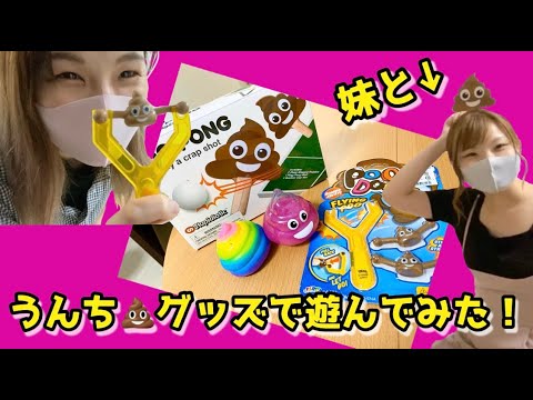 【妹登場‼︎】うんち💩グッズで遊んでみた！だけ！！【ゆる動画】