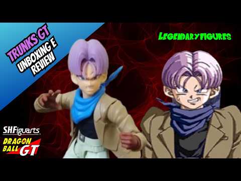 O novo TRUNKS GT   S H Figuarts Dragon Ball GT  Bandai Unboxing e Review!