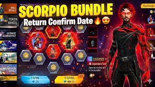 Scorpio Evo Bundle Return Date💥😍 | next evo bundle free fire | upcoming evo Bundle free fire 2026