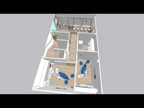 ออกแบบตกแต่งคลินิกทันตกรรม วีทรีท  [We Treat Dental Clinic] _Fl1